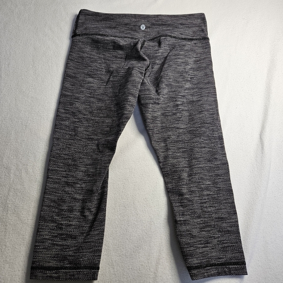 Lululemon Wunder Under Cropped Leggings Dize 8 - Picture 4 of 6